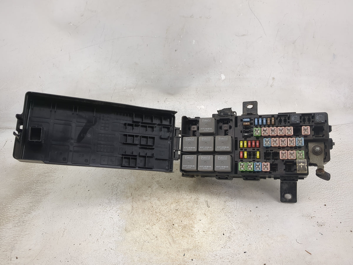 2012-2014 Ford Mustang Fusebox Fuse Box Panel Relay Module P/N:6E5T-14A003-AB 5C3T-14B192-AA, 5L3T-AA Fits Fits 2012 2013 20
