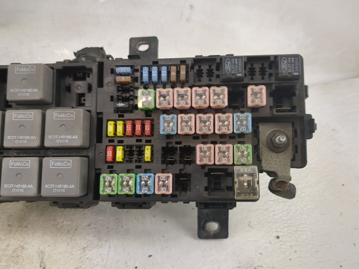 2012-2014 Ford Mustang Fusebox Fuse Box Panel Relay Module P/N:6E5T-14A003-AB 5C3T-14B192-AA, 5L3T-AA Fits Fits 2012 2013 20