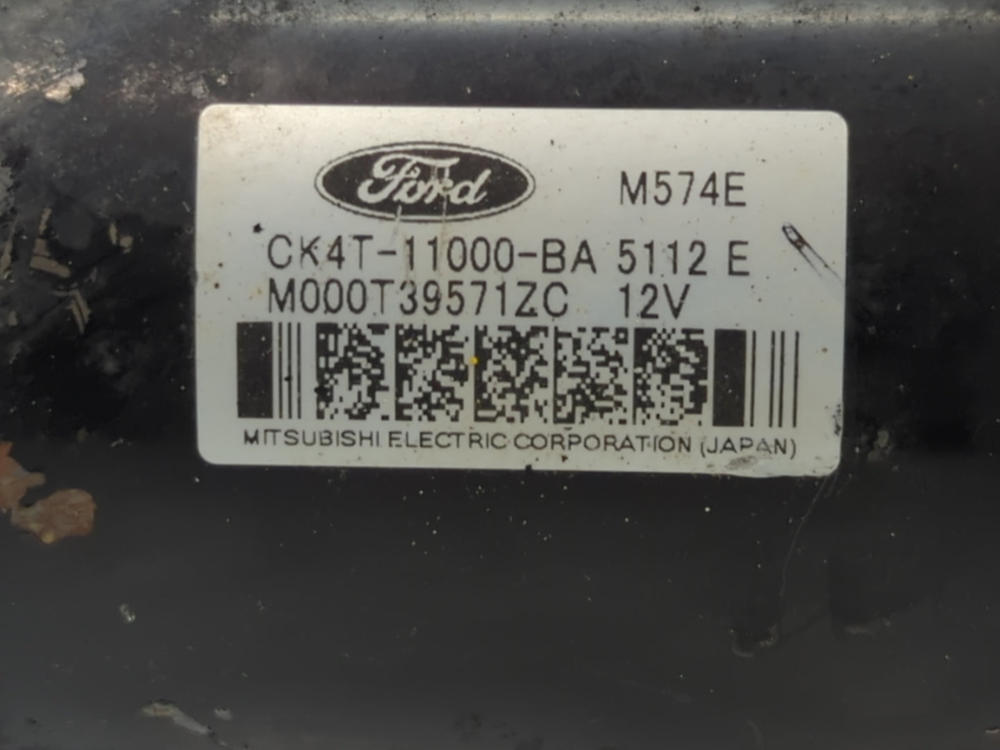 2011-2014 Ford Mustang Car Starter Motor Solenoid OEM P/N:M000T39571ZC CK4T-11000-BA Fits Fits 2011 2012 2013 2014 2015 OEM 