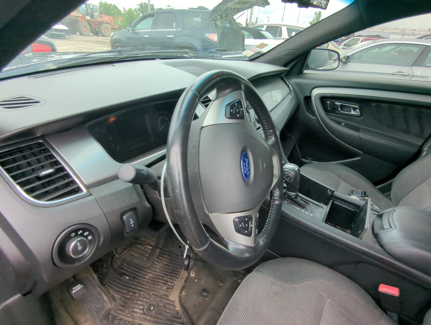 2013-2019 Ford Taurus Air Bag Driver Left Steering Wheel Mounted Grey - Oemusedautoparts1.com