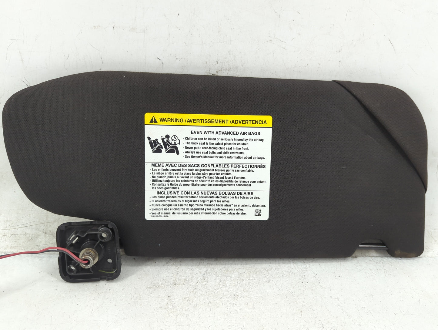 2013-2019 Ford Taurus Sun Visor Shade Replacement Passenger Right Mirror Fits OEM Used Auto Parts - Oemusedautoparts1.com