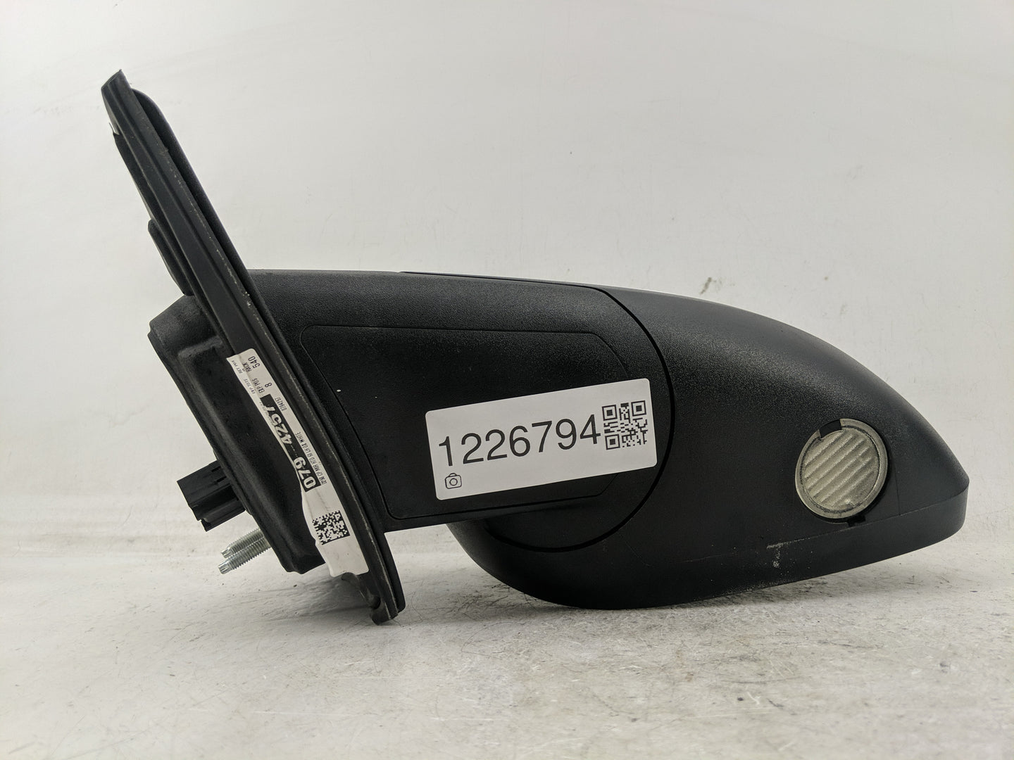 2010-2019 Ford Taurus Driver Left Side View Manual Door Mirror White - Oemusedautoparts1.com