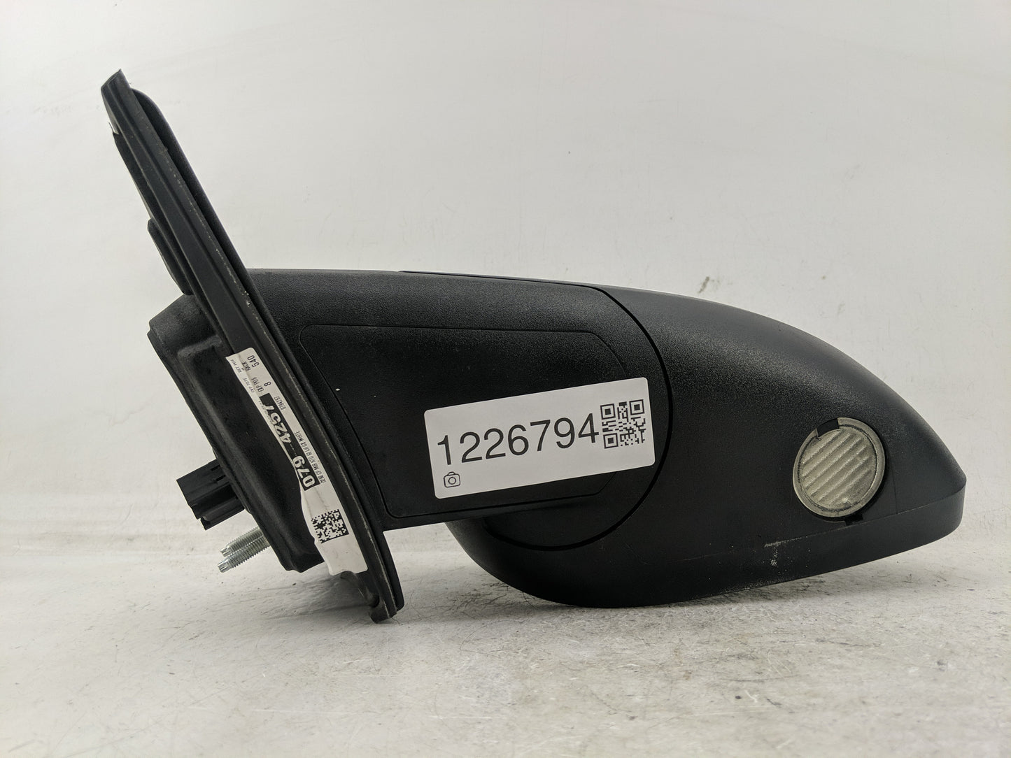 2010-2019 Ford Taurus Driver Left Side View Manual Door Mirror White - Oemusedautoparts1.com