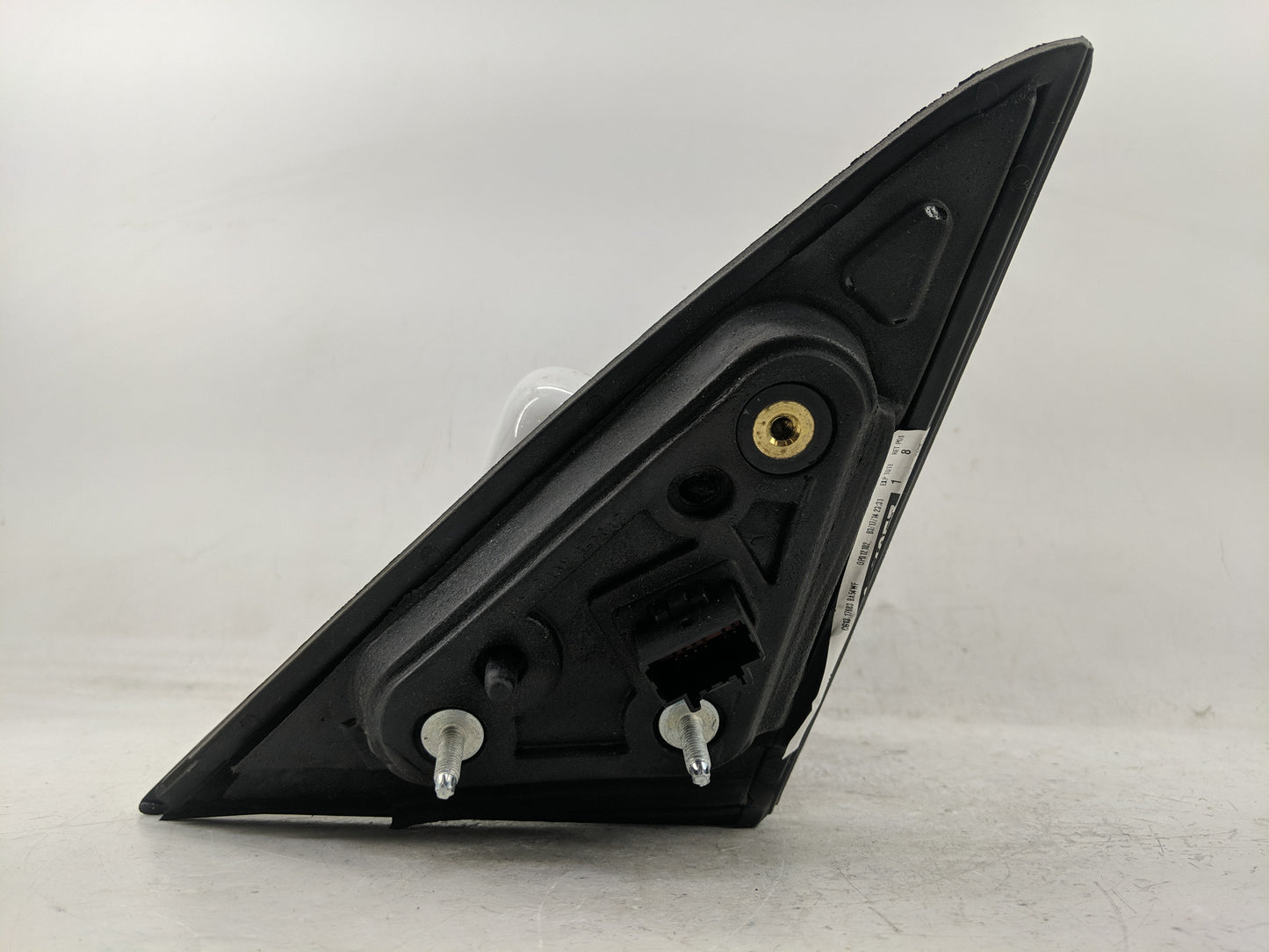 2010-2019 Ford Taurus Driver Left Side View Manual Door Mirror White - Oemusedautoparts1.com