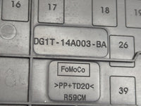 2013-2016 Ford Taurus Fusebox Fuse Box Panel Relay Module P/N:DG1T-14A003-BA Fits Fits 2013 2014 2015 2016 OEM Used Auto Par
