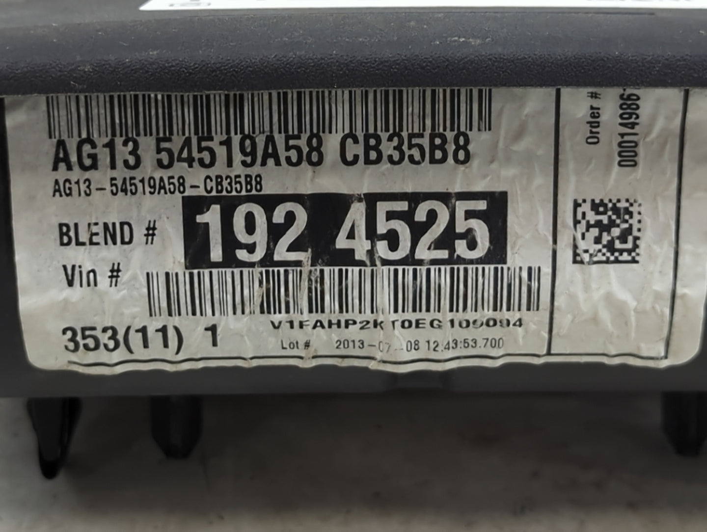 2014 Ford Taurus Overhead Roof Console - Oemusedautoparts1.com