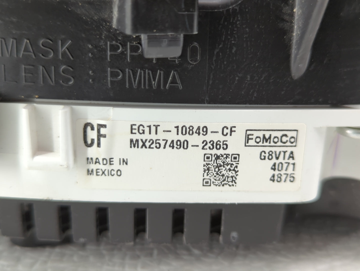 2014 Ford Taurus Instrument Cluster Speedometer Gauges P/N:EG1T-10849-CF Fits OEM Used Auto Parts - Oemusedautoparts1.com