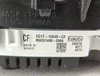 2014 Ford Taurus Instrument Cluster Speedometer Gauges P/N:EG1T-10849-CF Fits OEM Used Auto Parts - Oemusedautoparts1.com