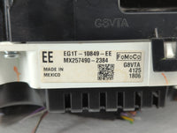 2014 Ford Taurus Instrument Cluster Speedometer Gauges P/N:EG1T-10849-EE EG1T-10849-AE Fits OEM Used Auto Parts - Oemusedaut