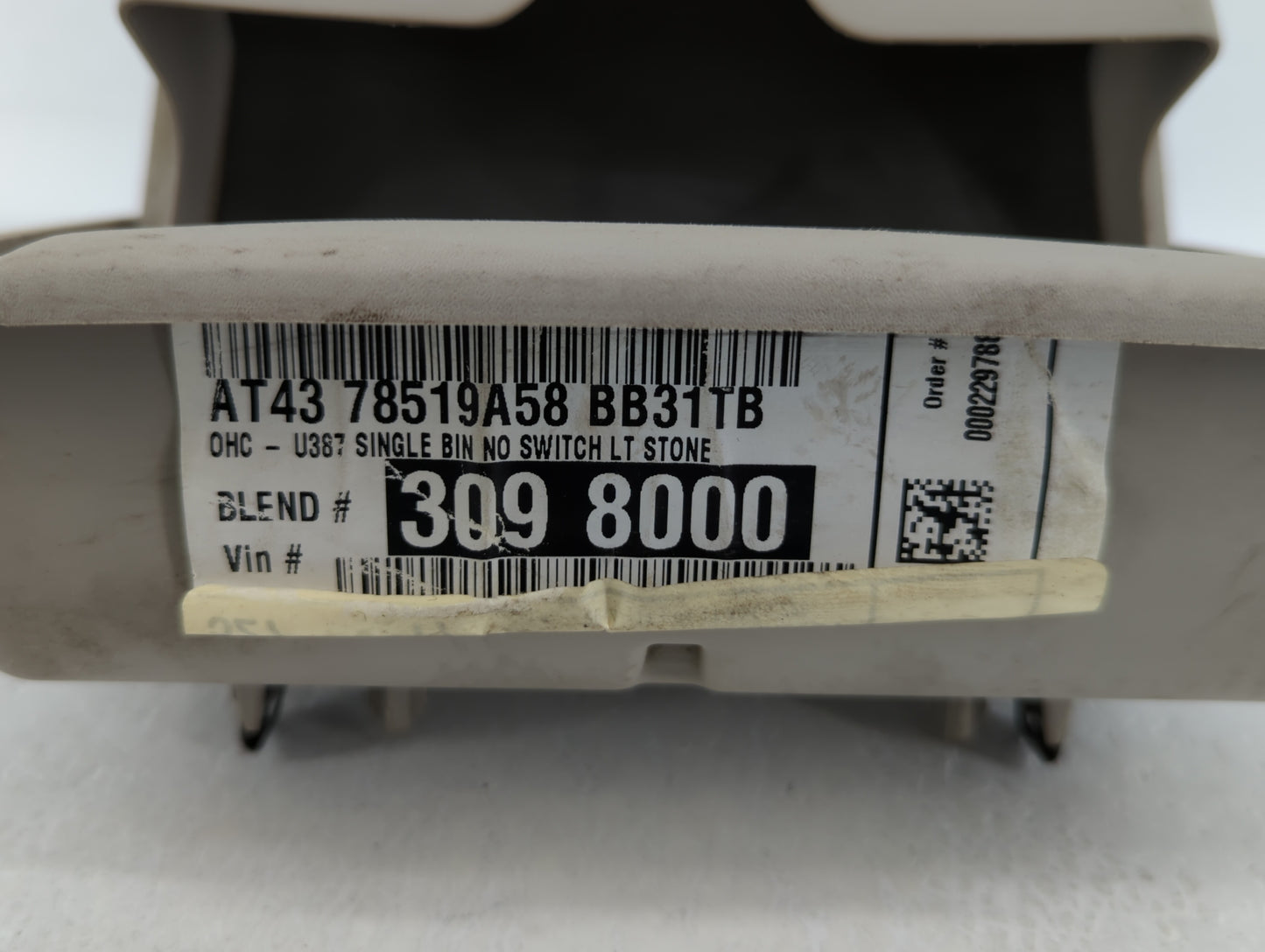 2014 Ford Taurus Overhead Roof Console - Oemusedautoparts1.com