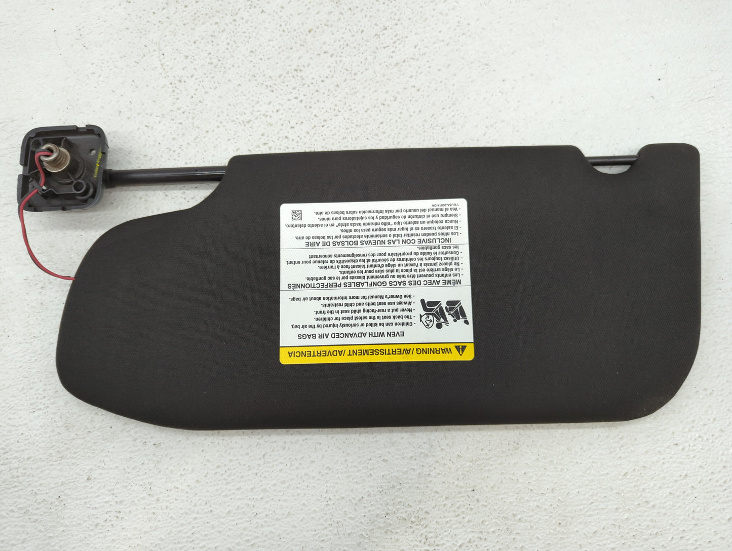 2013-2019 Ford Taurus Sun Visor Shade Replacement Passenger Right Mirror Fits OEM Used Auto Parts - Oemusedautoparts1.com