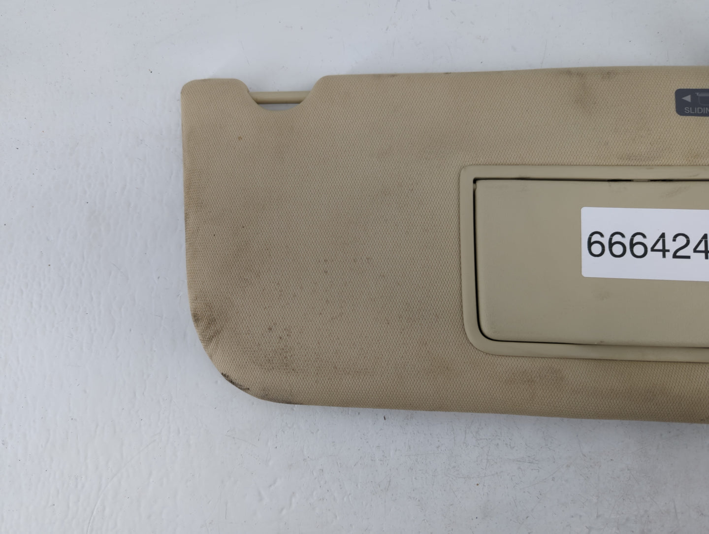 2013-2019 Ford Taurus Sun Visor Shade Replacement Passenger Right Mirror Fits OEM Used Auto Parts - Oemusedautoparts1.com