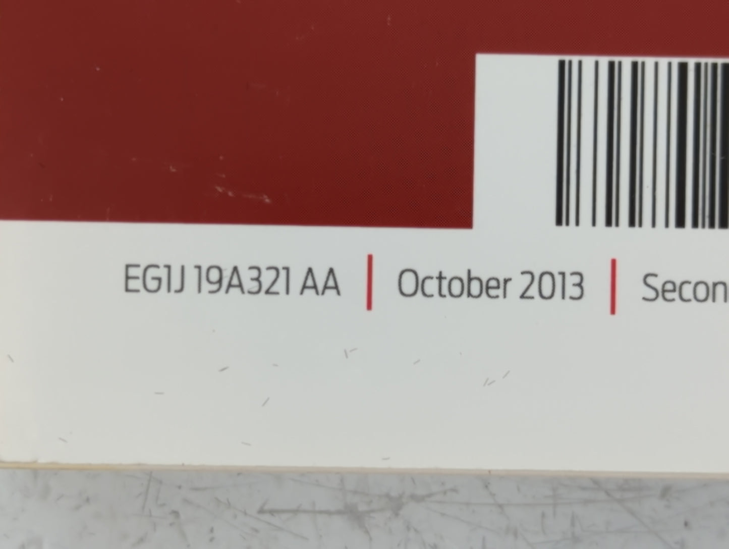 2014 Ford Taurus Owners Manual Book Guide P/N:EG1J9A321 AA OEM Used Auto Parts - Oemusedautoparts1.com