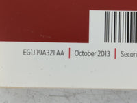 2014 Ford Taurus Owners Manual Book Guide P/N:EG1J9A321 AA OEM Used Auto Parts - Oemusedautoparts1.com