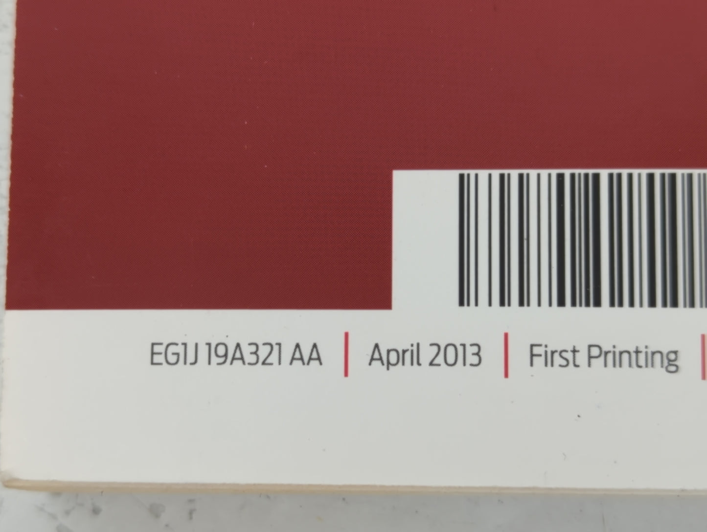 2014 Ford Taurus Owners Manual Book Guide P/N:EG1J 19A321 AA OEM Used Auto Parts - Oemusedautoparts1.com