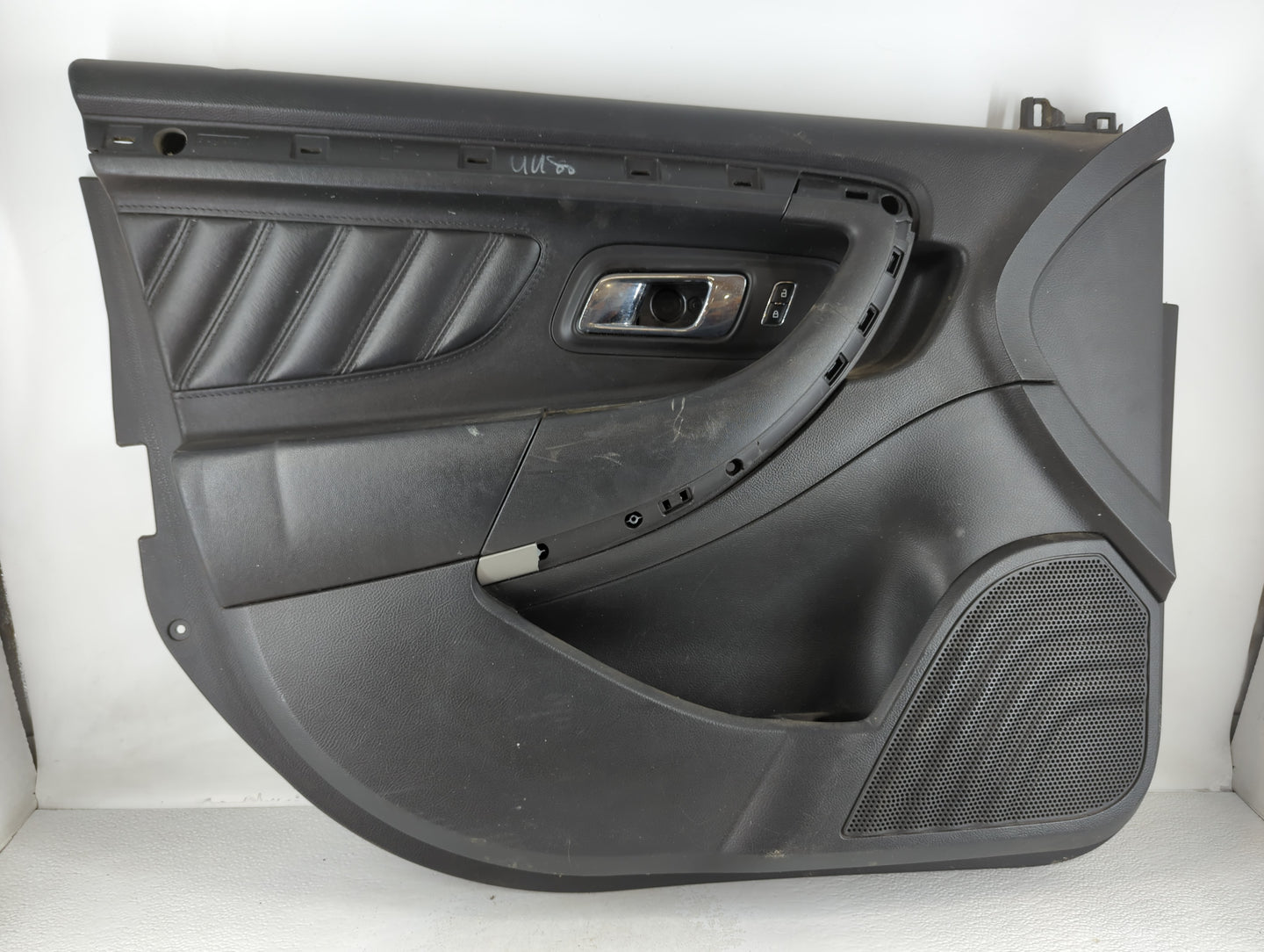2014 Ford Taurus Front Left Driver Interior Door Panel Trim Black - Oemusedautoparts1.com