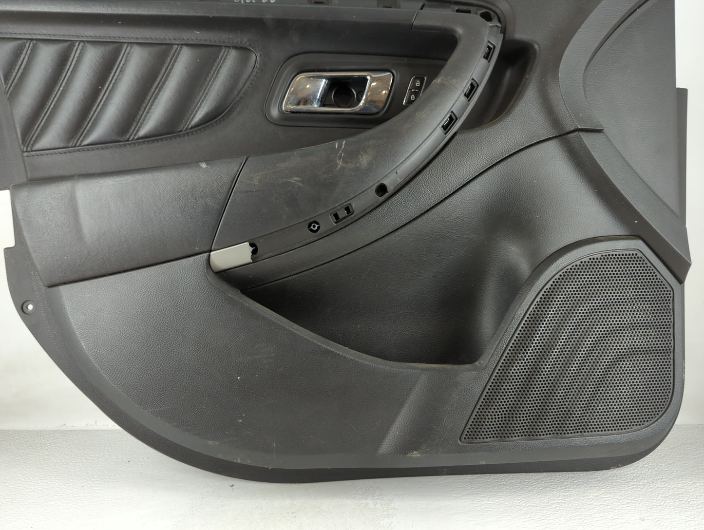 2014 Ford Taurus Front Left Driver Interior Door Panel Trim Black - Oemusedautoparts1.com