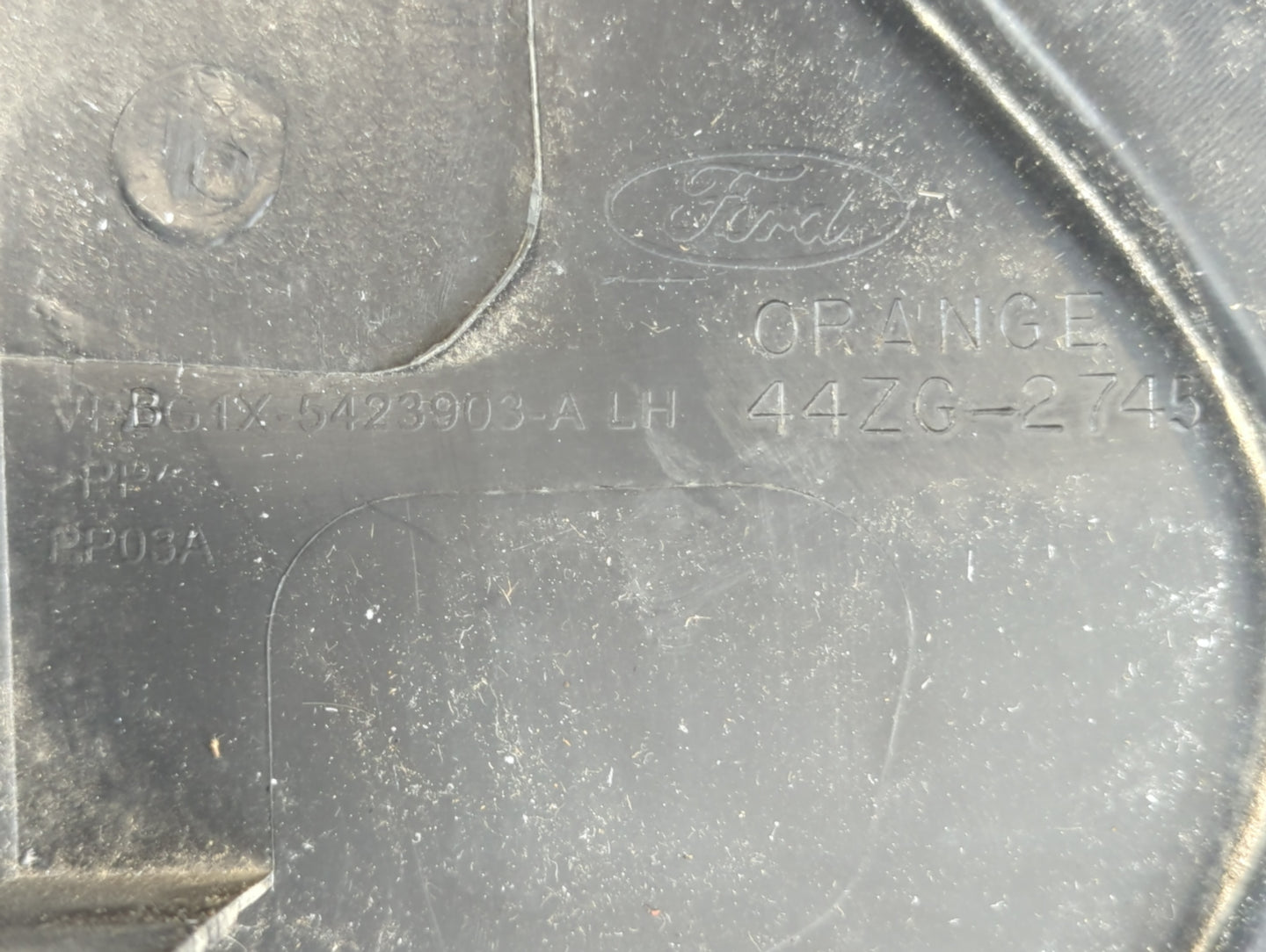 2014 Ford Taurus Front Left Driver Interior Door Panel Trim Black - Oemusedautoparts1.com