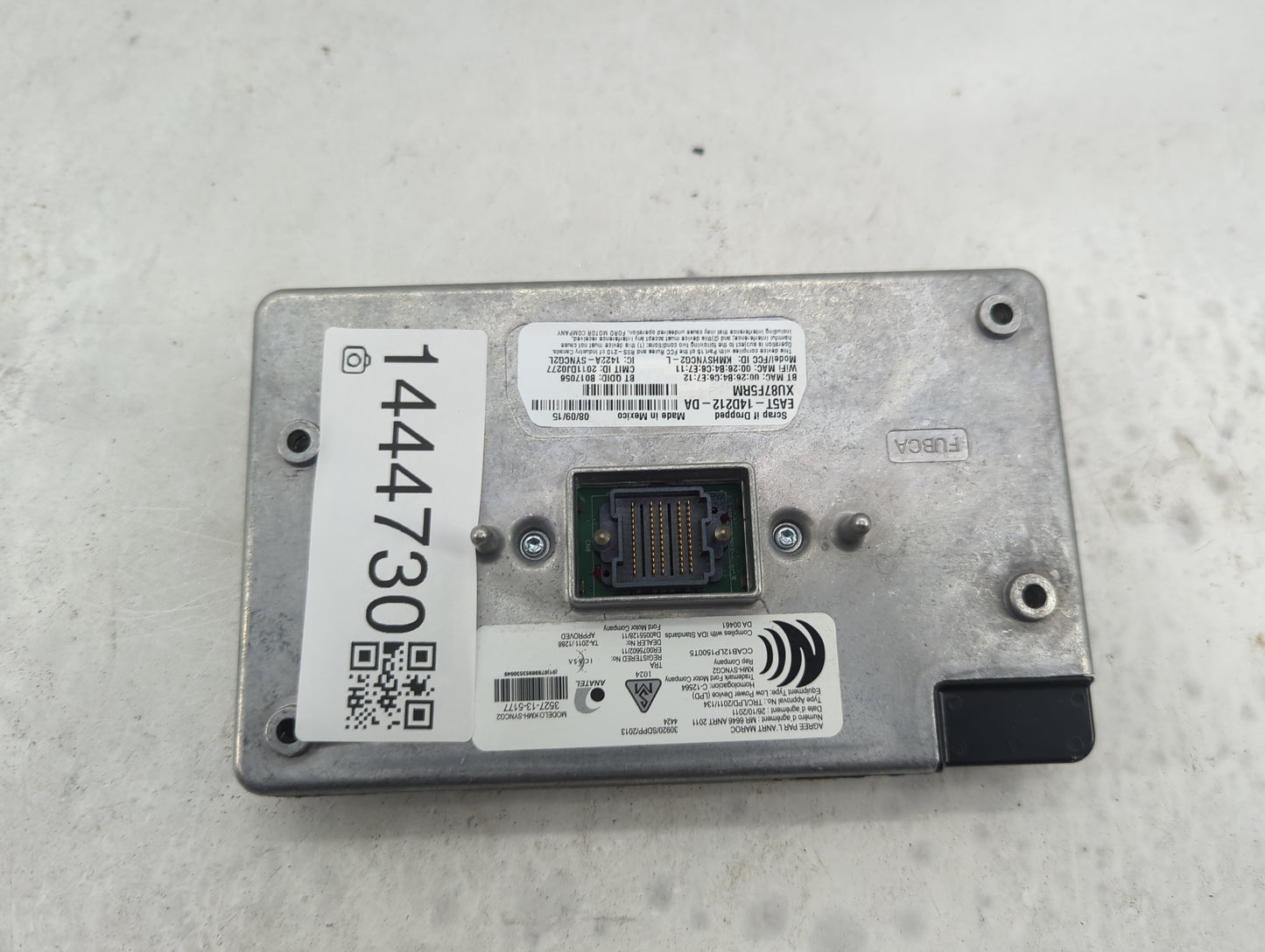 2014-2015 Ford Escape Communication Control Module Ea5t-14d212-da - Oemusedautoparts1.com