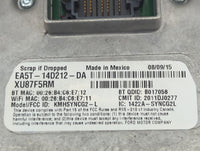 2014-2015 Ford Escape Communication Control Module Ea5t-14d212-da - Oemusedautoparts1.com