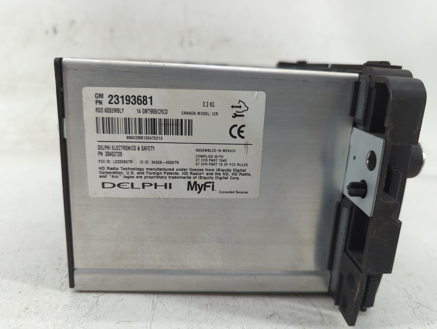 2013-2014 Gmc Acadia Radio AM FM Cd Player Receiver Replacement P/N:23193681 Fits Fits 2013 2014 OEM Used Auto Parts - Oemus