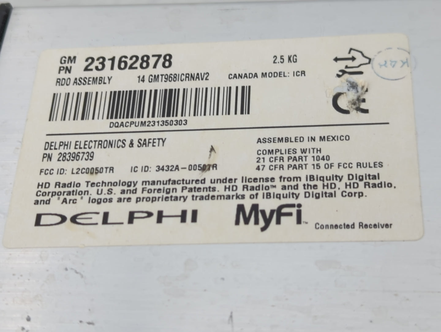 2007-2017 Gmc Acadia Information Display Screen - Oemusedautoparts1.com