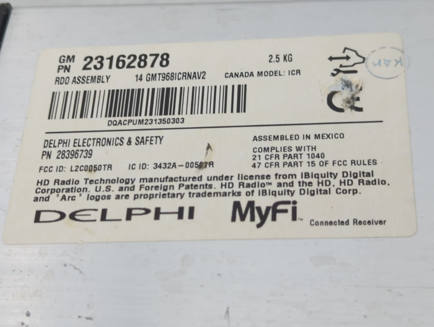 2007-2017 Gmc Acadia Information Display Screen - Oemusedautoparts1.com