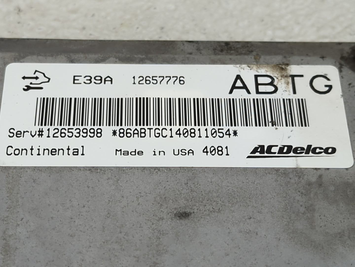 2013-2016 Gmc Acadia PCM Engine Control Computer ECU ECM PCU OEM P/N:12653998 12657776 Fits Fits 2013 2014 2015 2016 OEM Use