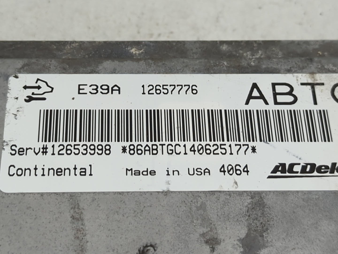 2013-2016 Gmc Acadia PCM Engine Control Computer ECU ECM PCU OEM P/N:12657776 12653998 Fits Fits 2013 2014 2015 2016 OEM Use