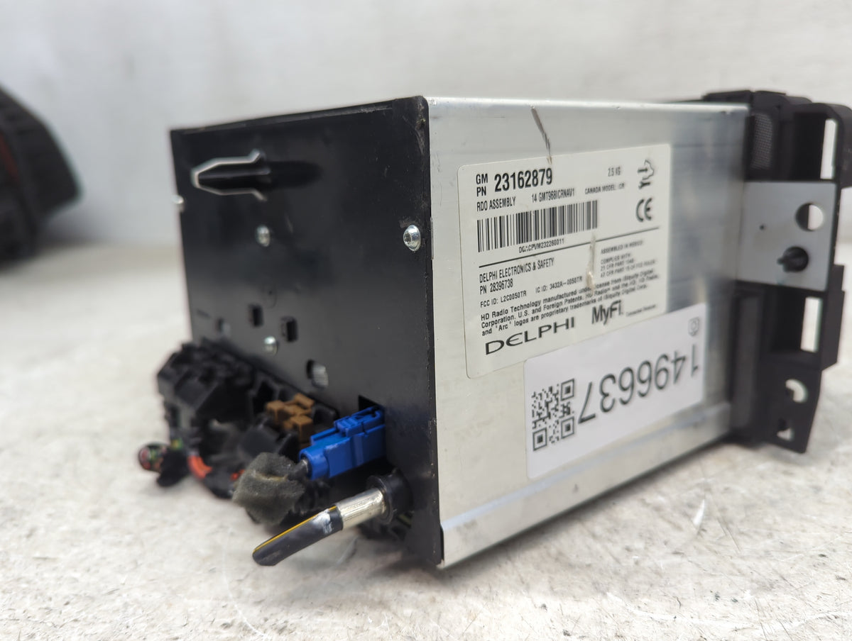2013-2014 Gmc Acadia Radio AM FM Cd Player Receiver Replacement P/N:23162879 28396738, LC08507R Fits Fits 2013 2014 OEM Used