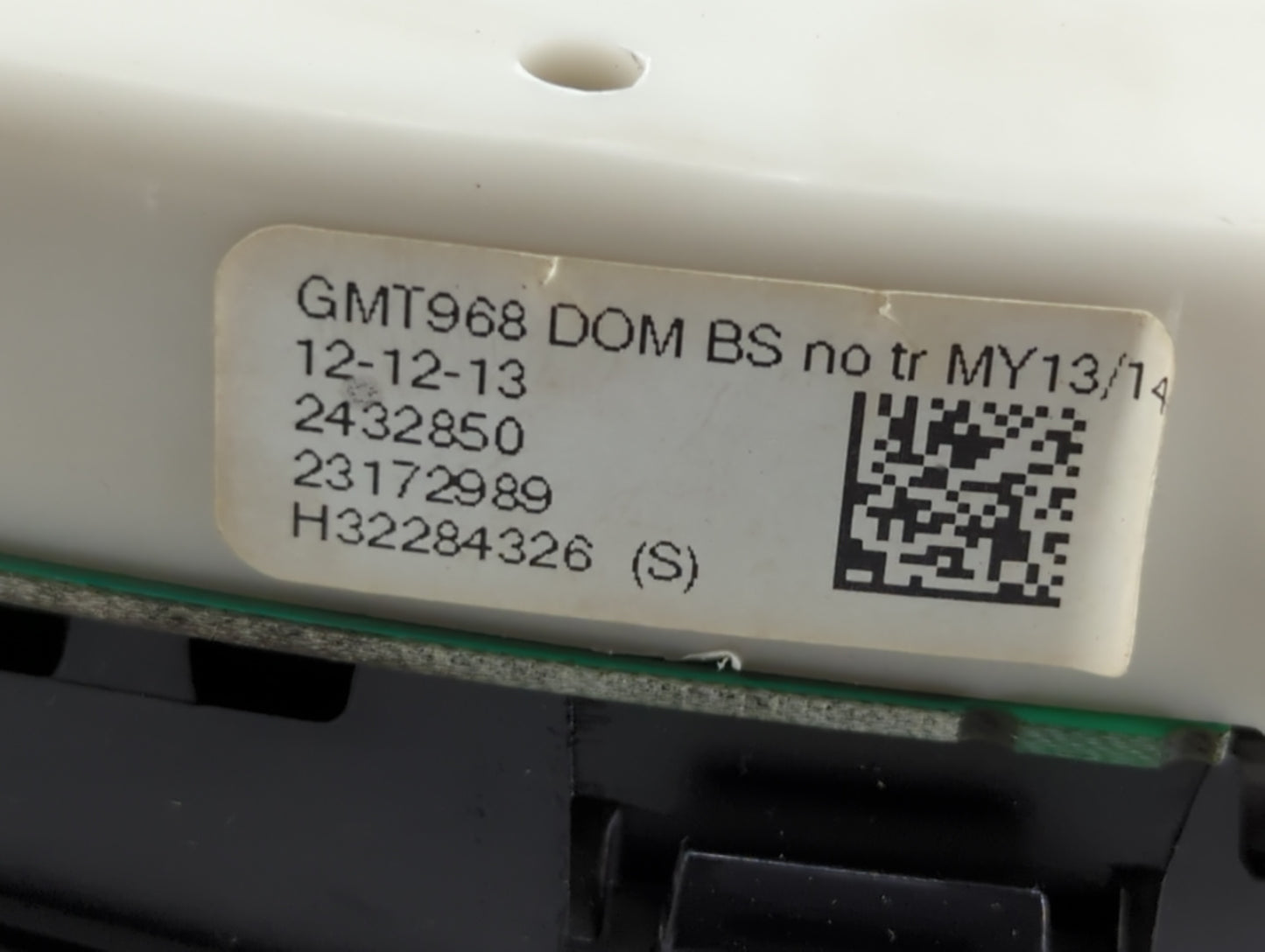 2014-2016 Gmc Acadia Instrument Cluster Speedometer Gauges P/N:23172989 1370166 Fits Fits 2014 2015 2016 OEM Used Auto Parts