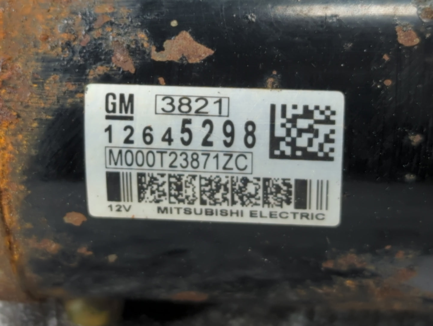 2007-2017 Gmc Acadia Car Starter Motor Solenoid OEM P/N:M000T36572ZC 12645298 Fits OEM Used Auto Parts - Oemusedautoparts1.c