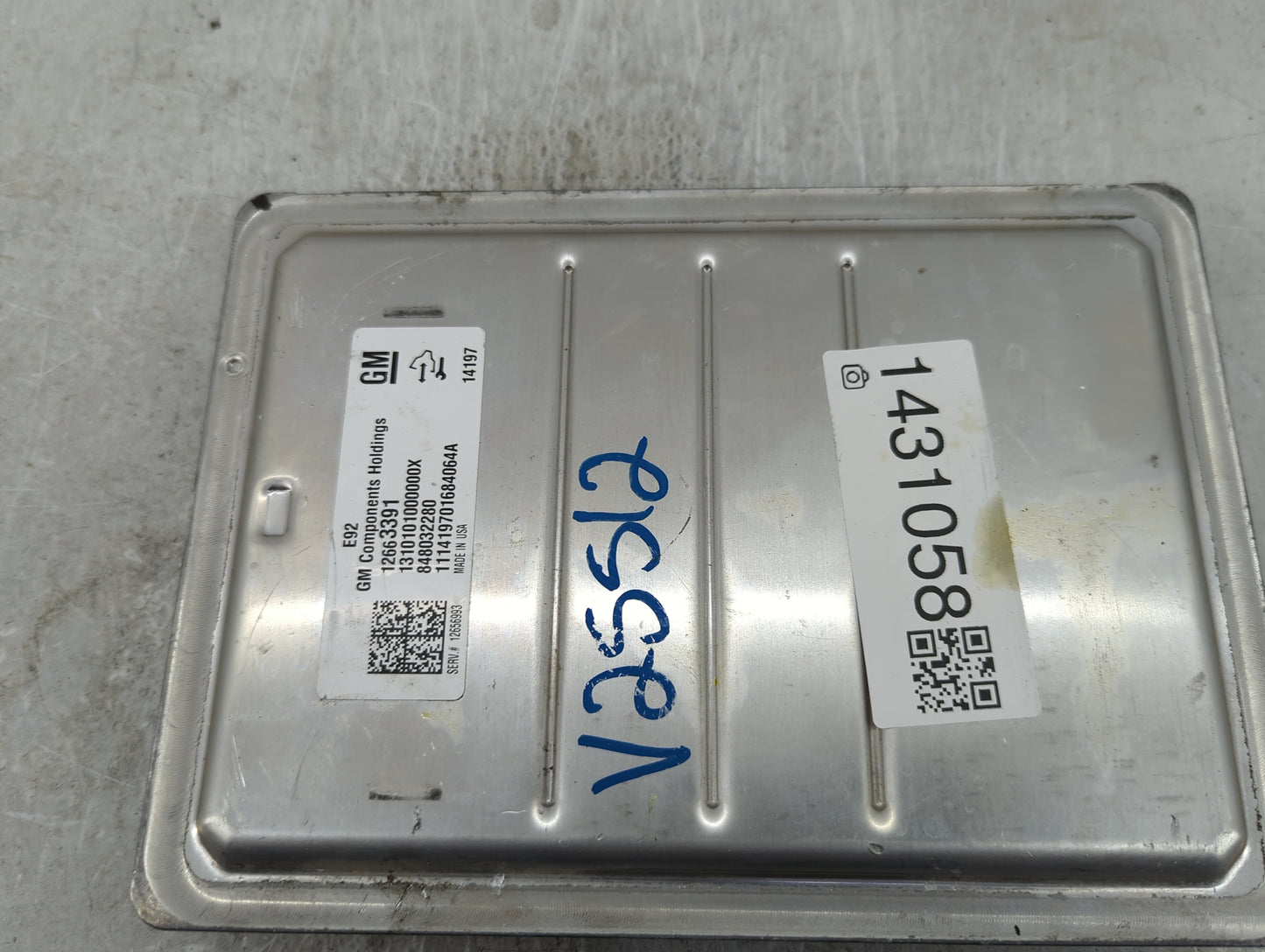 2014 Gmc Sier15 PCM Engine Control Computer ECU ECM PCU OEM P/N:12663391 12866993 Fits Fits 2015 2016 OEM Used Auto Parts - 