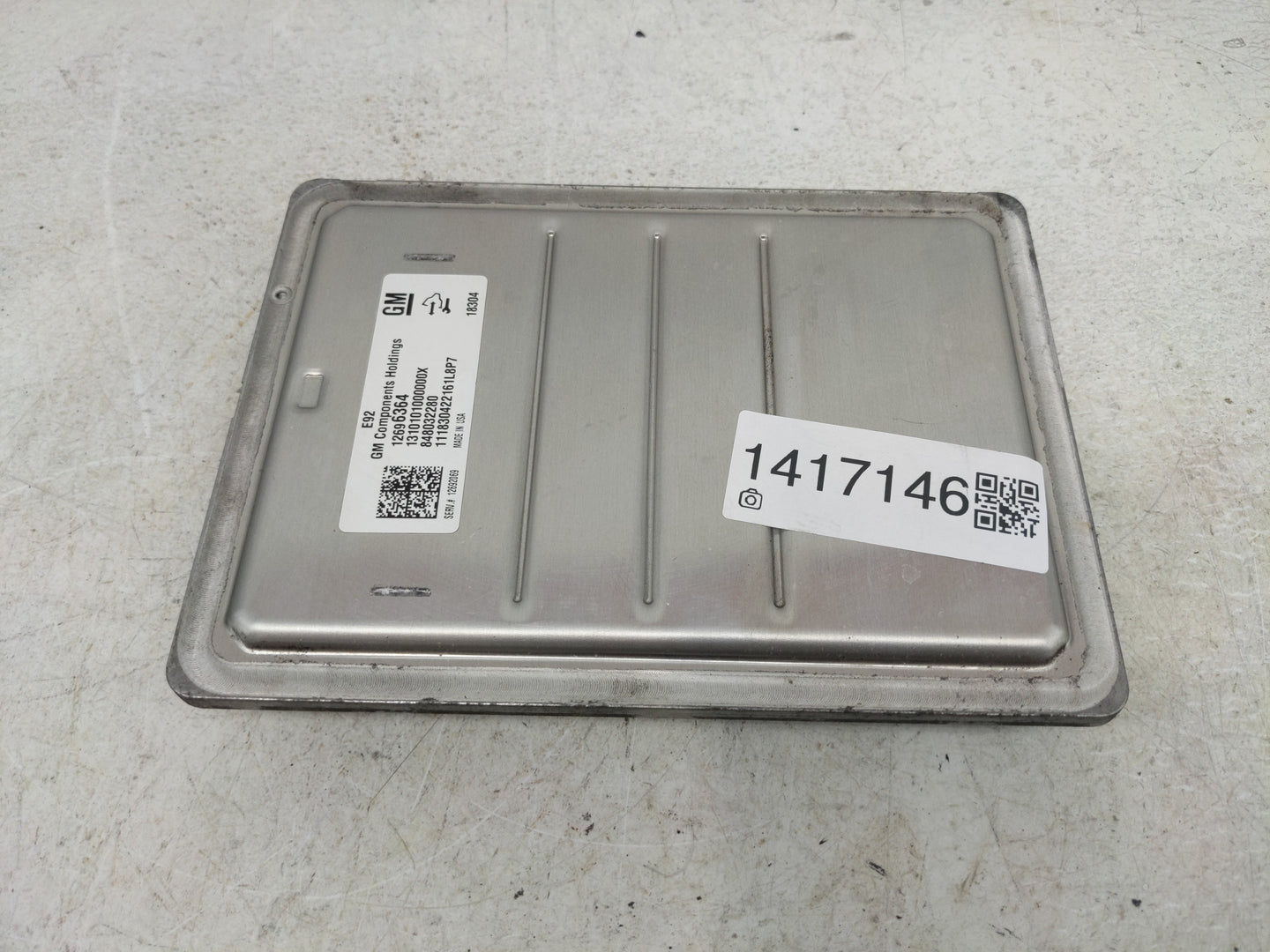 2014-2016 Gmc Sierra PCM Engine Control Computer ECU ECM PCU OEM P/N:12696364 Fits Fits 2014 2015 2016 OEM Used Auto Parts -