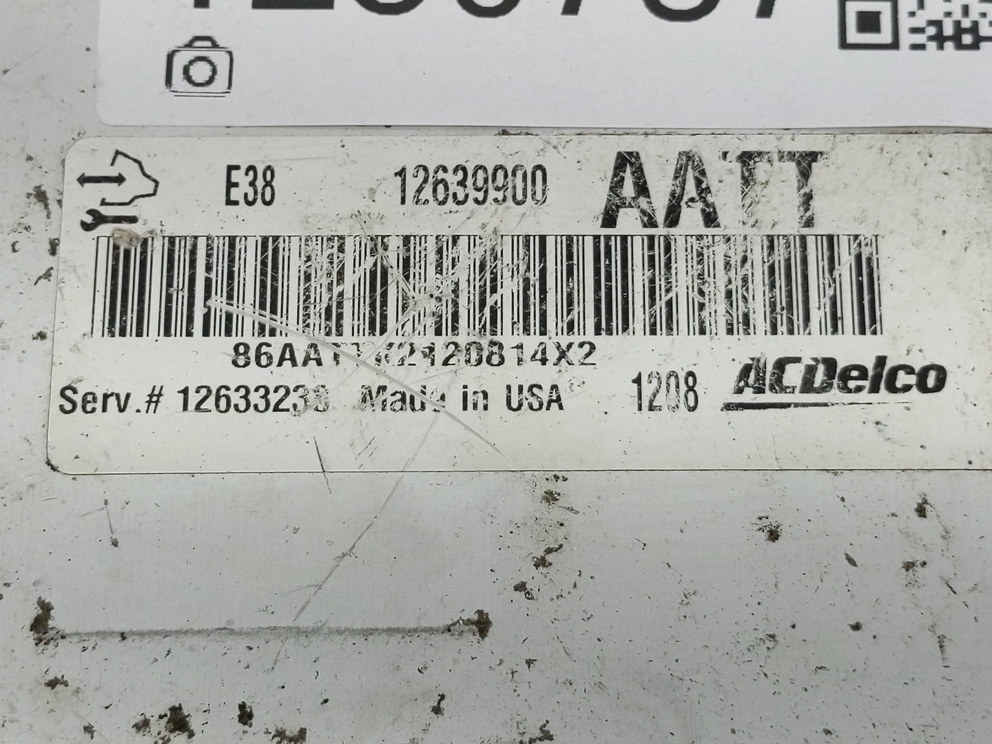 2014-2016 Gmc Sierra 1500 PCM Engine Control Computer ECU ECM PCU OEM P/N:12639900 Fits Fits 2014 2015 2016 OEM Used Auto Pa