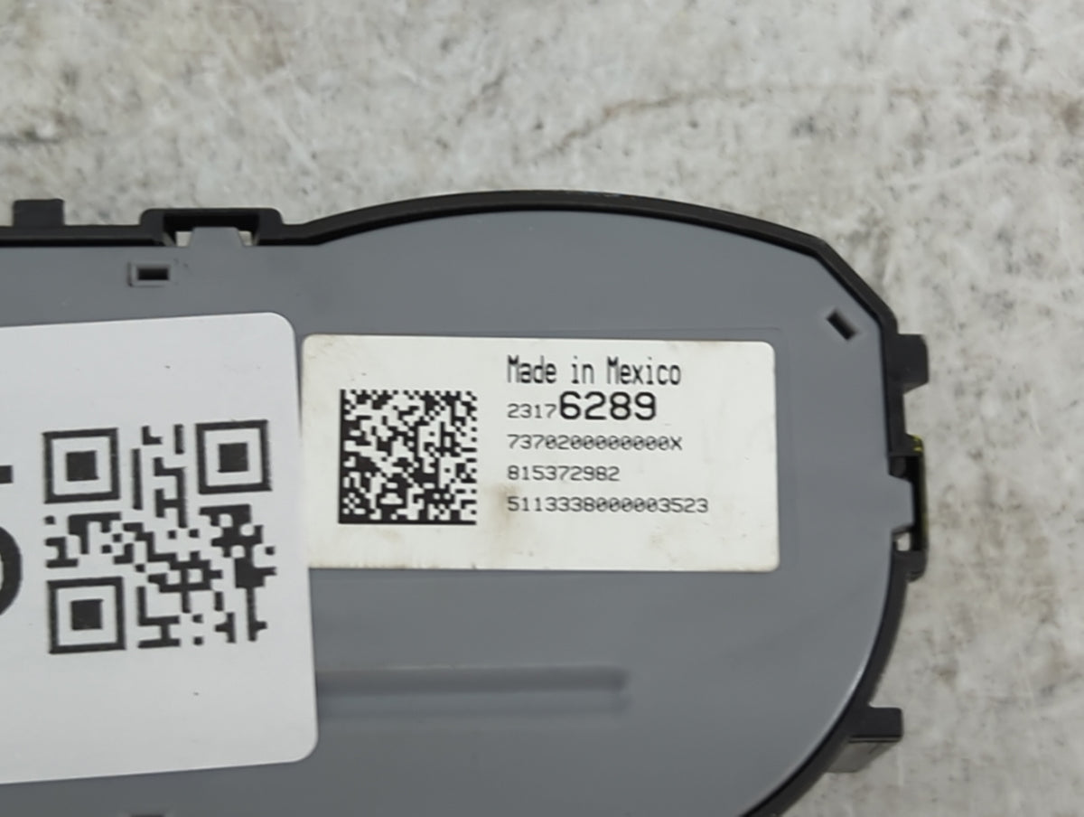 2014-2016 Gmc Sierra 1500 Climate Control Module Temperature AC/Heater Replacement P/N:23176289 815372982 Fits Fits 2014 201