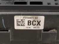 2016 Gmc Sierra 1500 Fusebox Fuse Box Panel Relay Module P/N:23143471 Fits Fits 2017 OEM Used Auto Parts - Oemusedautoparts1