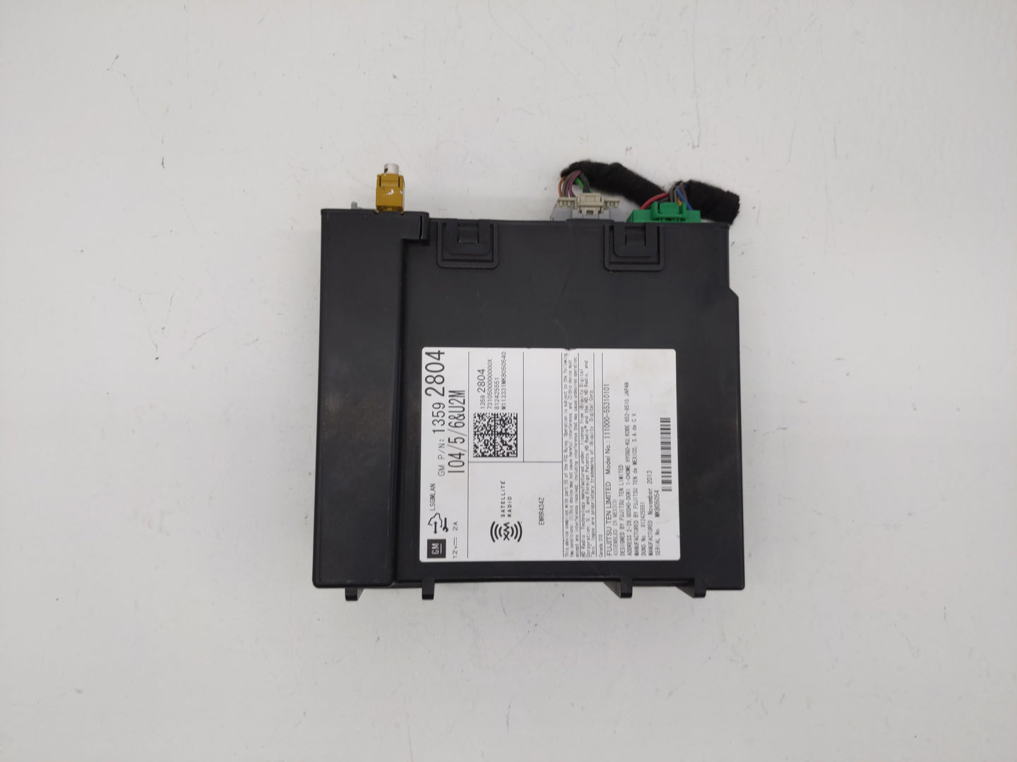 2014 Gmc Sierra 1500 Radio AM FM Cd Player Receiver Replacement P/N:23151543 13590746, 13592804 Fits Fits 2013 2015 OEM Used