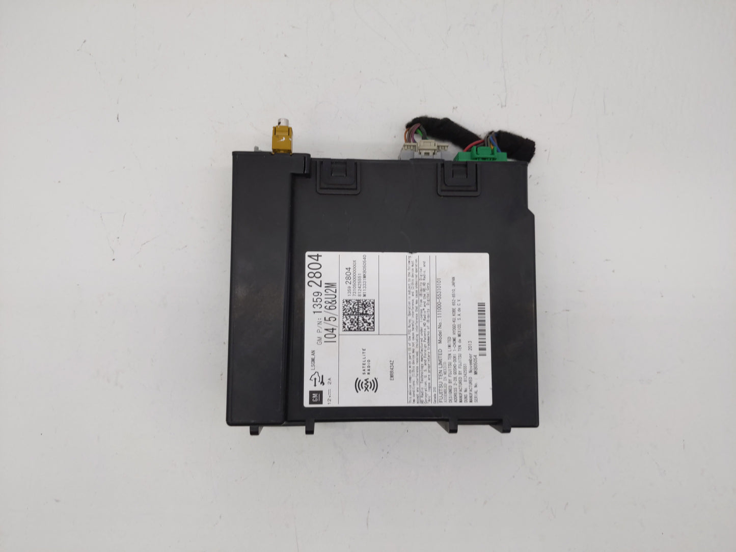 2014 Gmc Sierra 1500 Radio AM FM Cd Player Receiver Replacement P/N:23151543 13590746, 13592804 Fits Fits 2013 2015 OEM Used