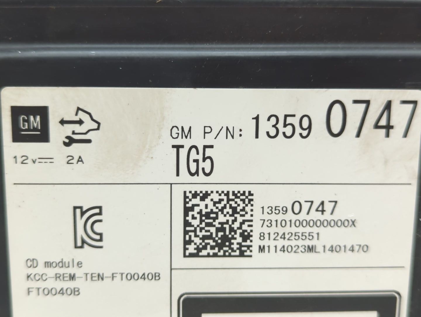 2014-2014 Gmc Sierra 1500 Am Fm Cd Player Radio Receiver - Oemusedautoparts1.com