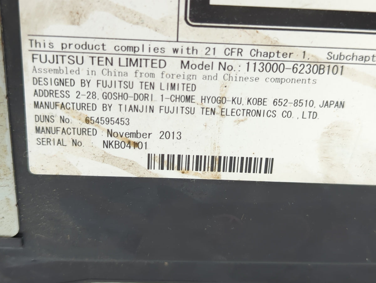 2014-2014 Gmc Sierra 1500 Am Fm Cd Player Radio Receiver 521864 - Oemusedautoparts1.com