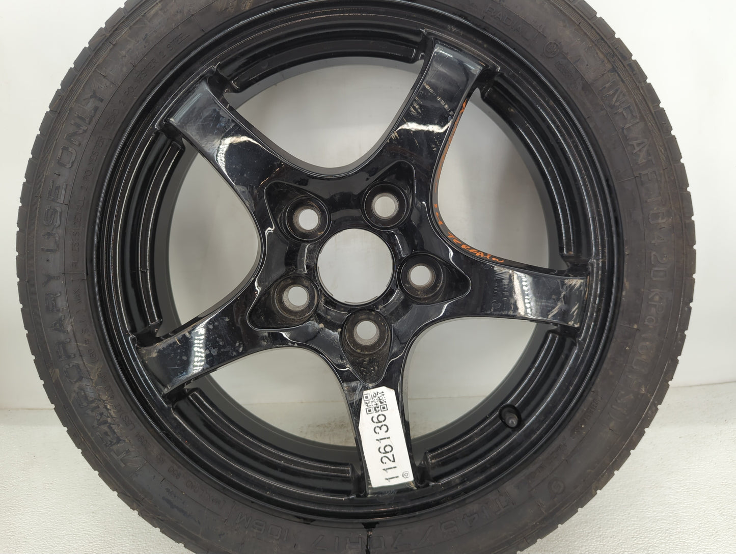 2014-2014 Gmc Terrain Spare Donut Tire Wheel Rim Oem - Oemusedautoparts1.com