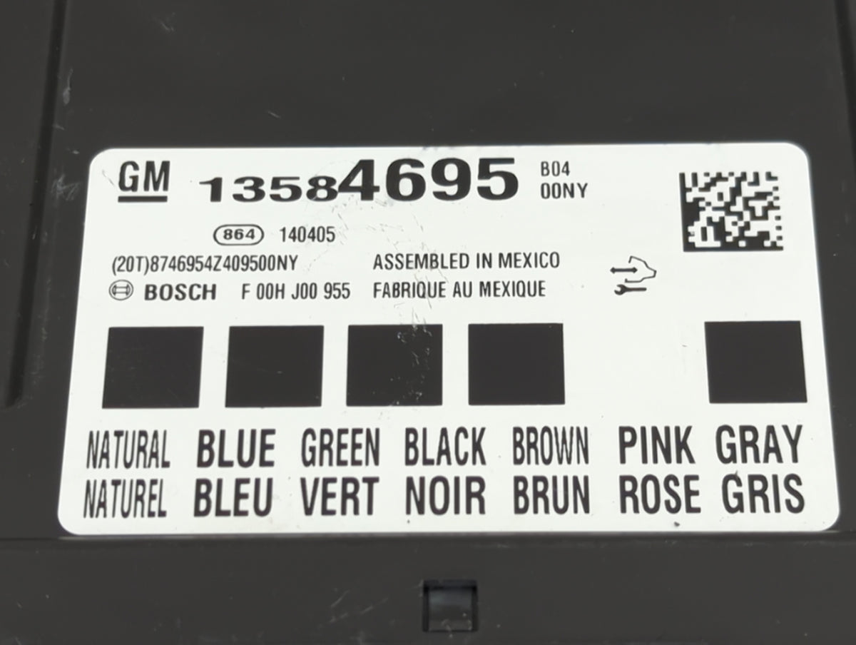 2013-2017 Gmc Terrain Body Control Module Bcm Inner Cabin Fuse Box 1147900 - Oemusedautoparts1.com