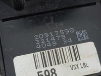 2010-2017 Gmc Terrain Master Power Window Switch Replacement Driver Side Left P/N:20917598 Fits OEM Used Auto Parts - Oemuse