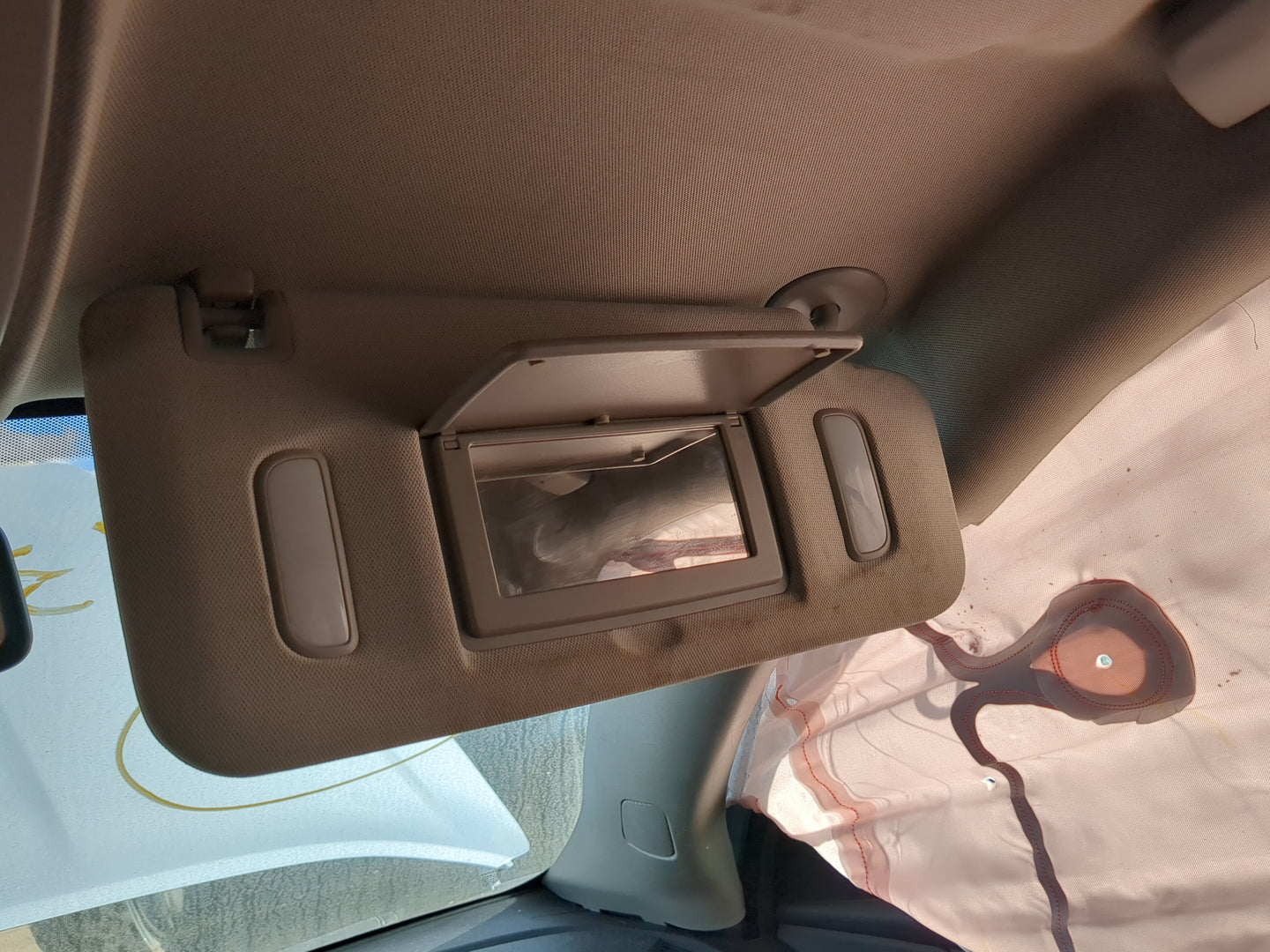 2010-2017 Gmc Terrain Sun Visor Shade Replacement Passenger Right Mirror Fits Fits 2010 2011 2012 2013 2014 2015 2016 2017 O