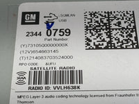 2014-2015 Gmc Terrain Radio AM FM Cd Player Receiver Replacement Fits Fits 2014 2015 OEM Used Auto Parts - Oemusedautoparts1