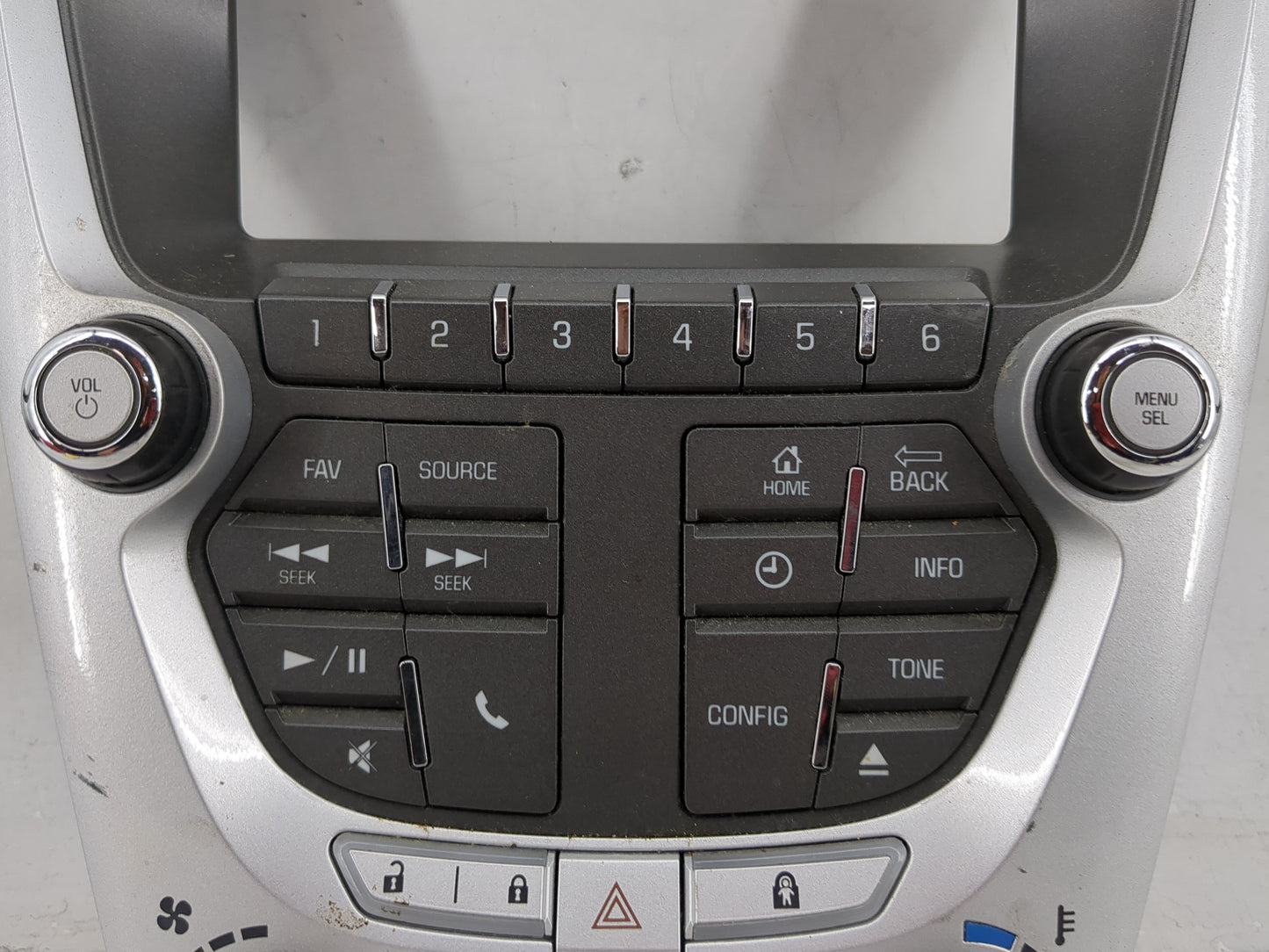 2012-2015 Gmc Terrain Radio Control Panel 1225736 - Oemusedautoparts1.com