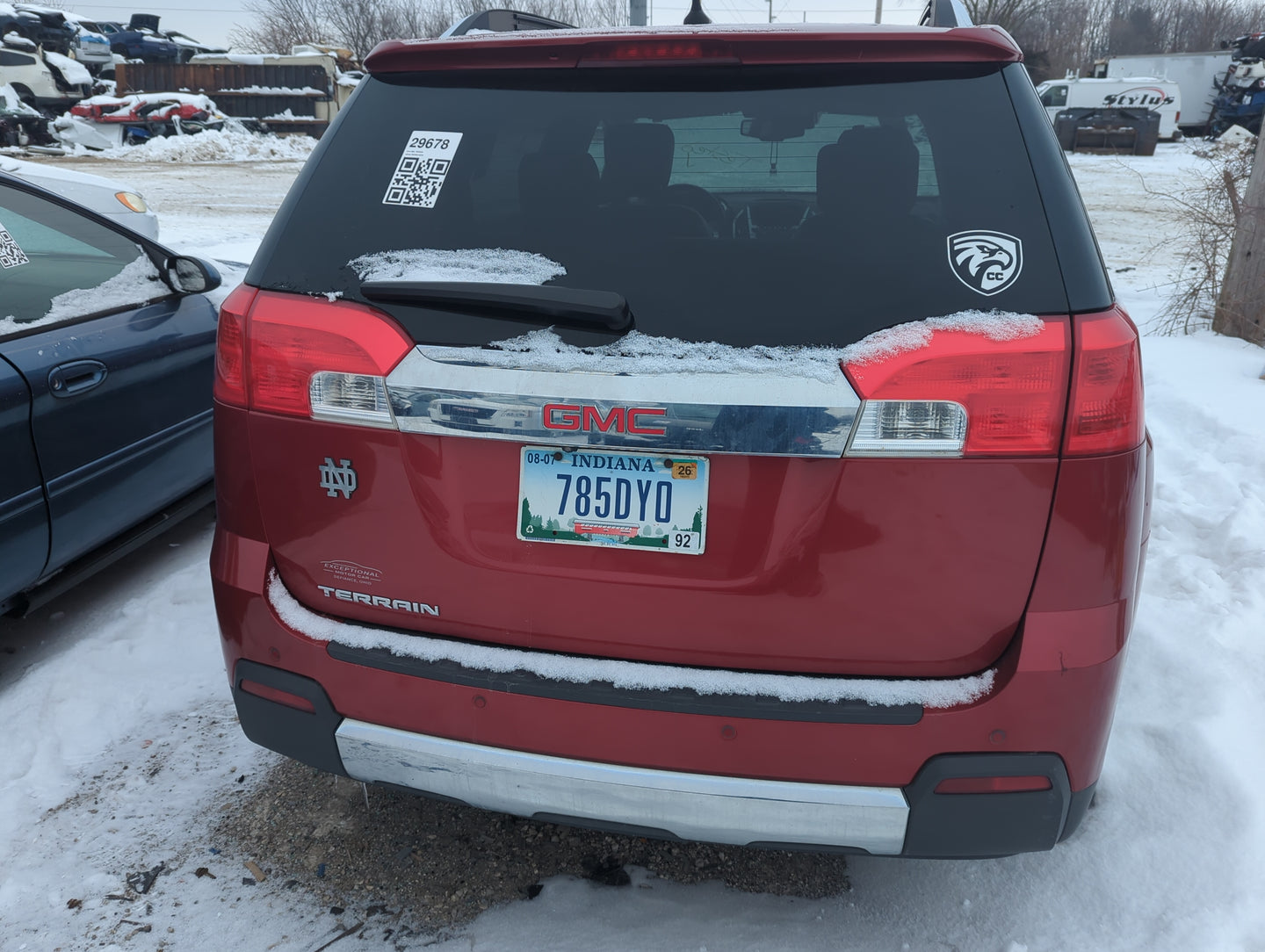 2010-2017 Gmc Terrain Trunk/decklid/hatch/tailgate Oem - Oemusedautoparts1.com