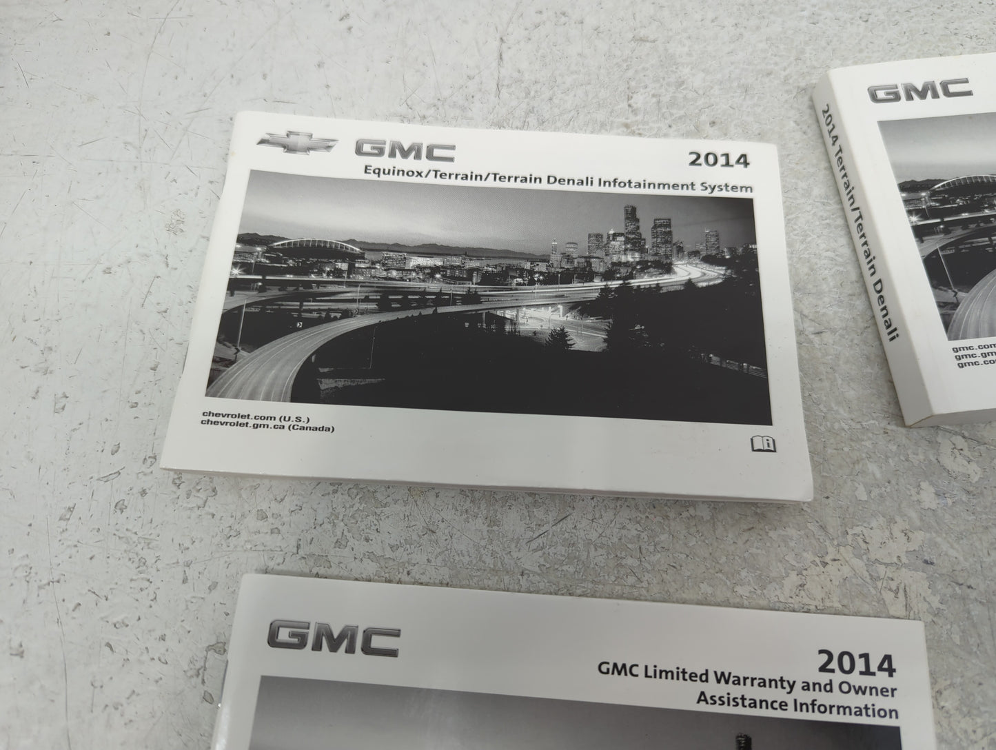 2014 Gmc Terrain Owners Manual Book Guide OEM Used Auto Parts - Oemusedautoparts1.com