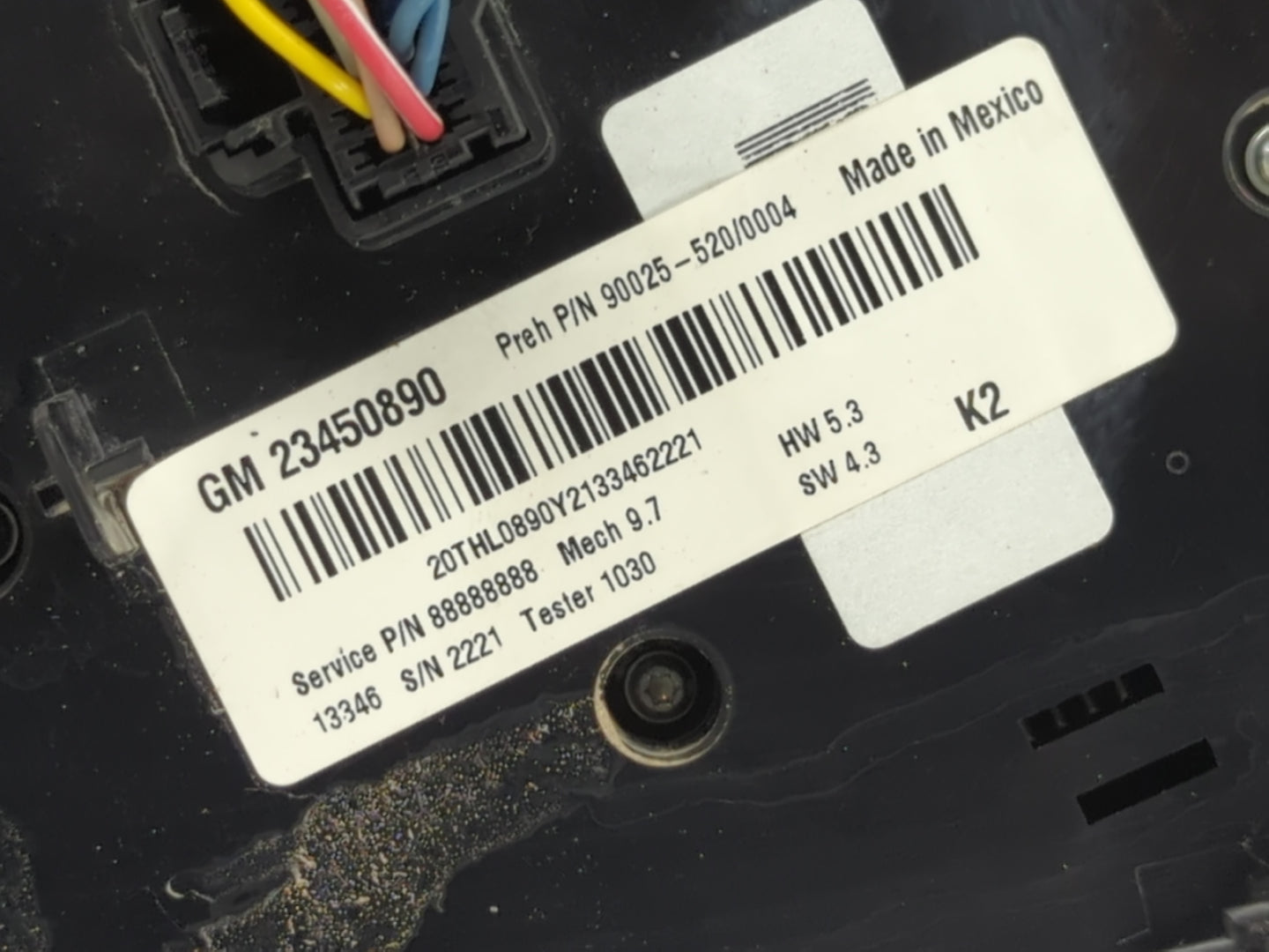 2012-2015 Gmc Terrain Radio Control Panel - Oemusedautoparts1.com